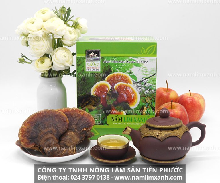 Sản phẩm nấm lim xanh của công ty TNHH Nấm lim xanh Việt Nam.