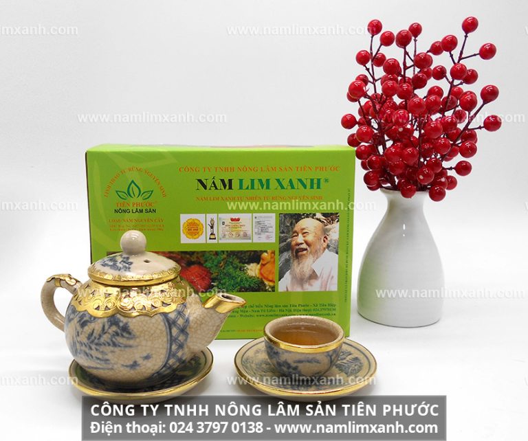 Sản phẩm nấm lim xanh Tiên Phước được bán trong các đại lý ủy quyền chính thức tại Lào Cai